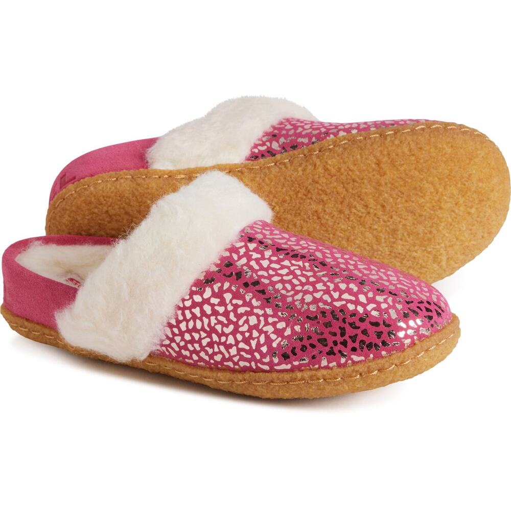 Sorel‎ Girls Cactus Pink, Nakiska Slide II Slippers Size 5 NEW